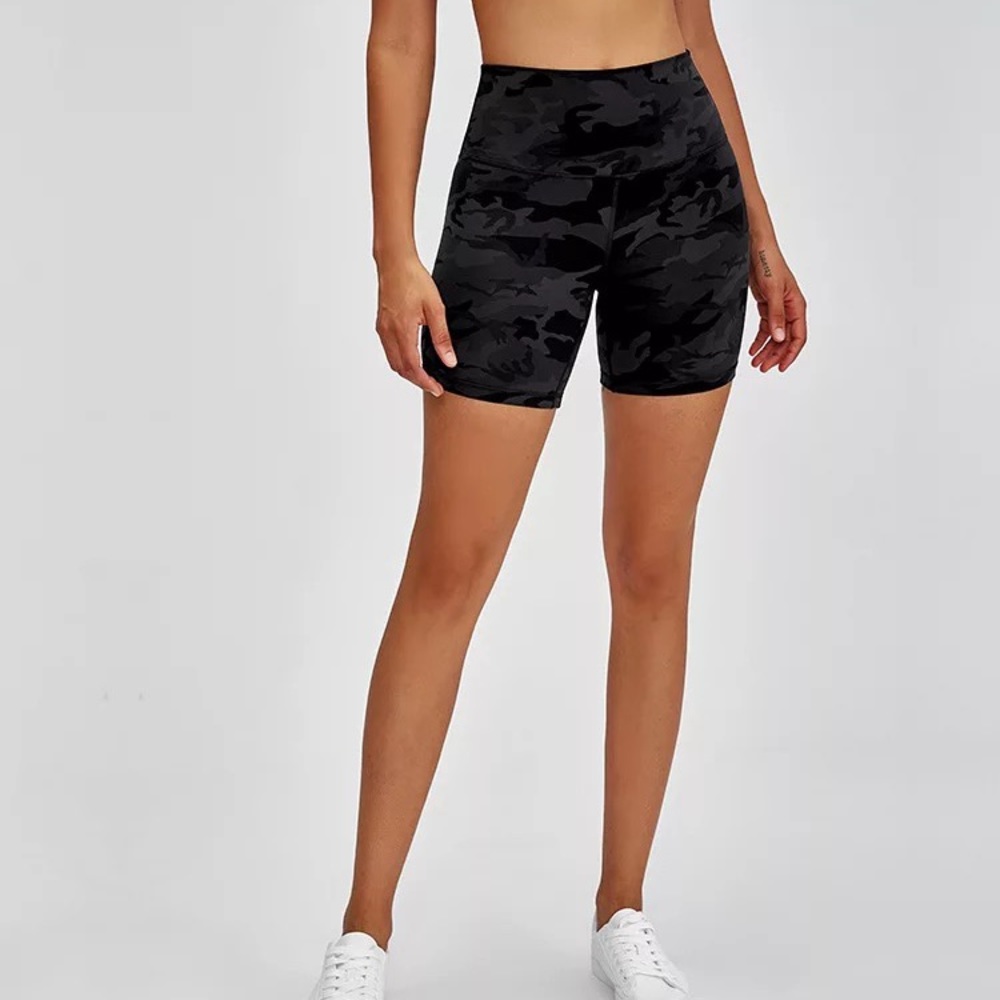 Black Camo Shorts